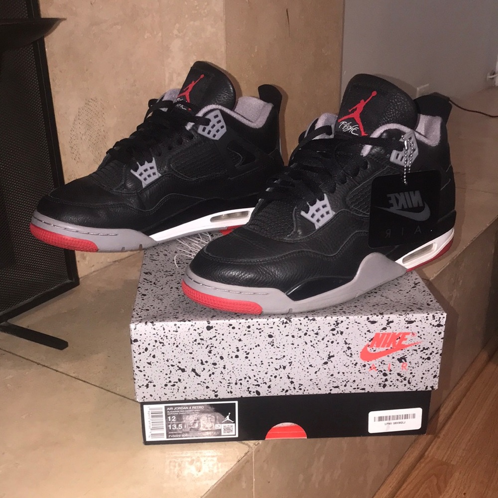 Air Jordan 4 Retro bred reimagined